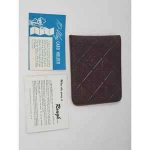 Vintage Remelon Made Mens Wallet‎ With Remelon And Feed Co Advertisement